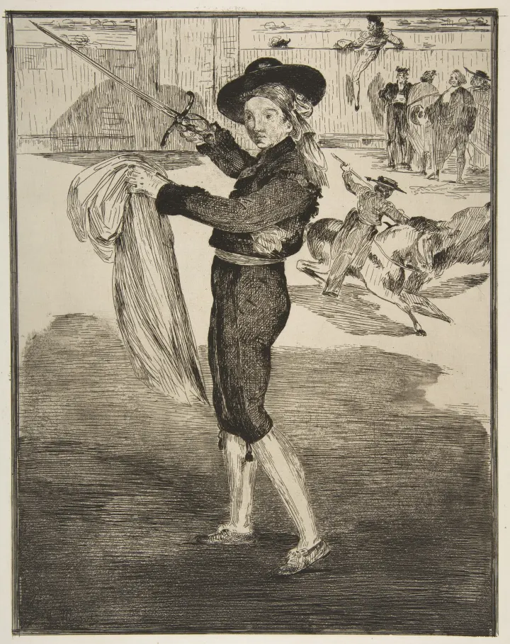 Mlle. Victorine in the Costume of an "Espada", by Edouard Manet