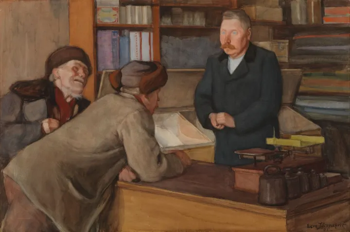 The Village Shop, by Eero Järnefelt