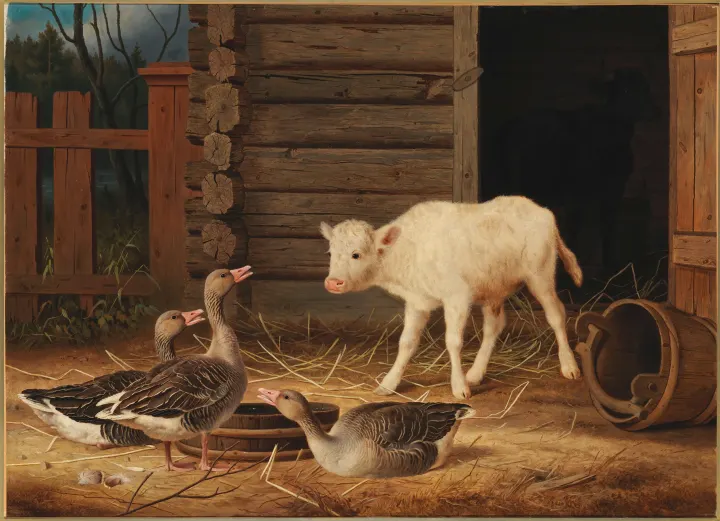 The Surprise, by Ferdinand von Wright