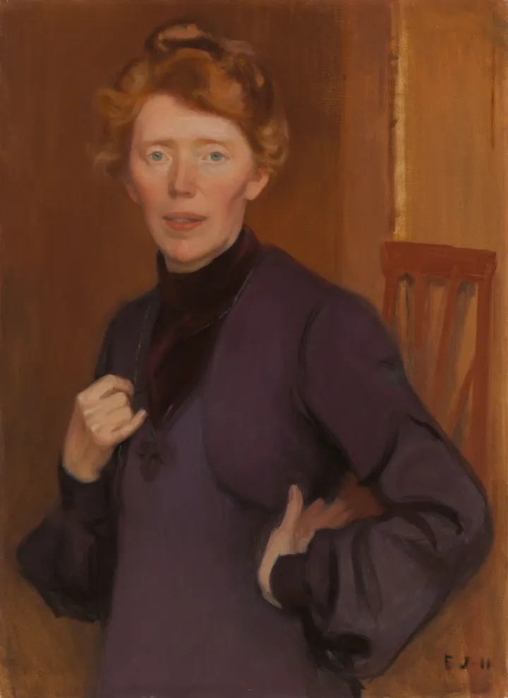Portrait of Tekla Hultin, by Eero Järnefelt