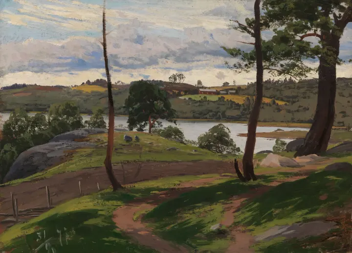 Landscape in August, by Fanny Churberg