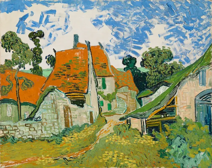 Street in Auvers-sur-Oise, by Vincent van Gogh