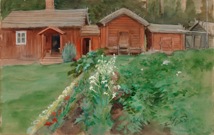 Karlsson’s Cottage, by Albert Edelfelt