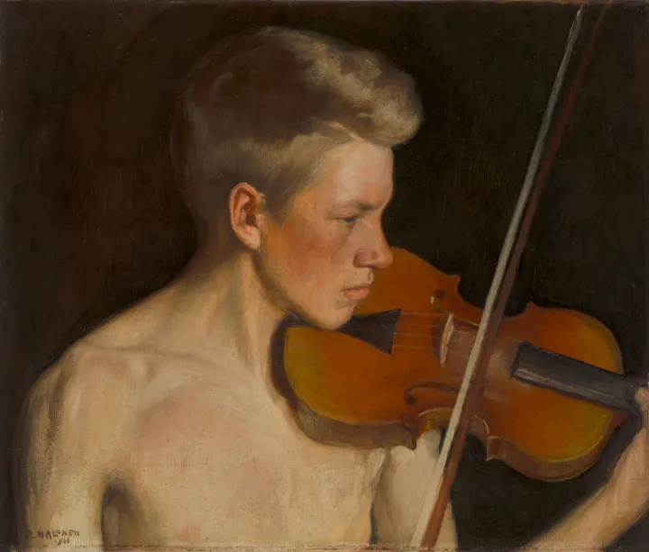 The Violinist, by Pekka Halonen
