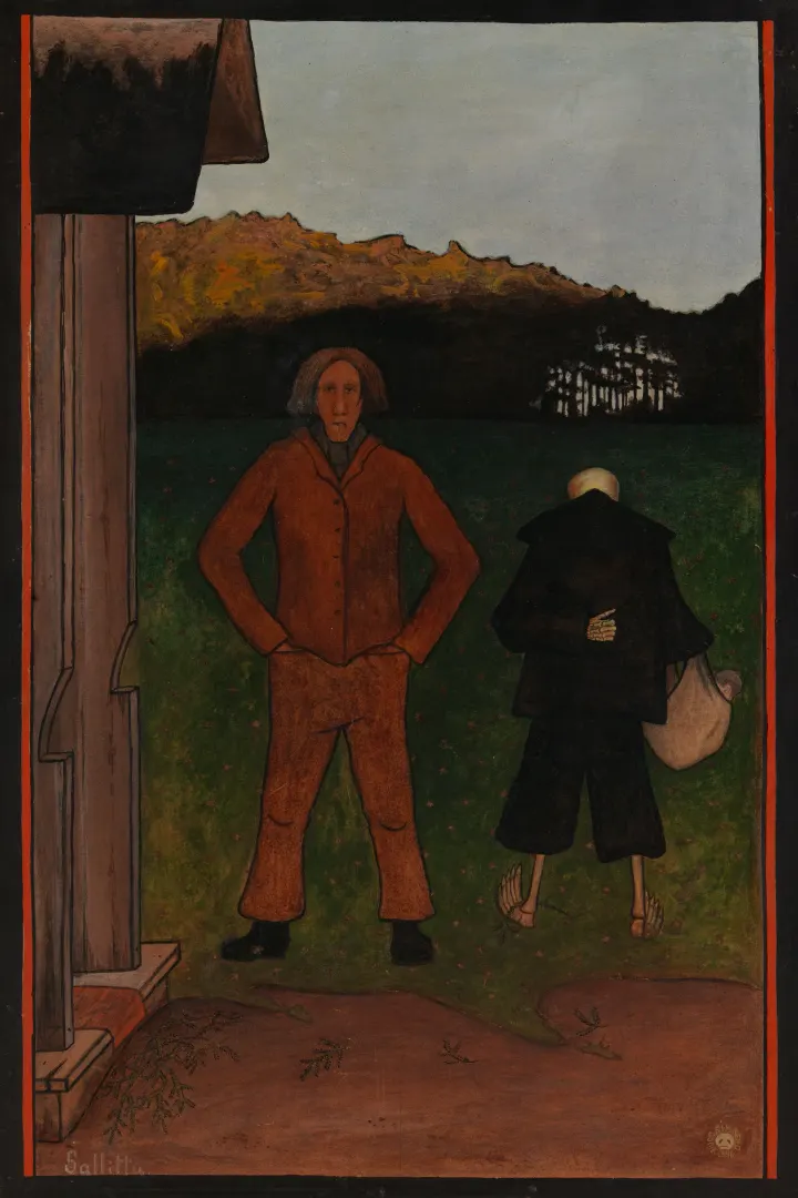 Death and the Peasant, by Hugo Simberg