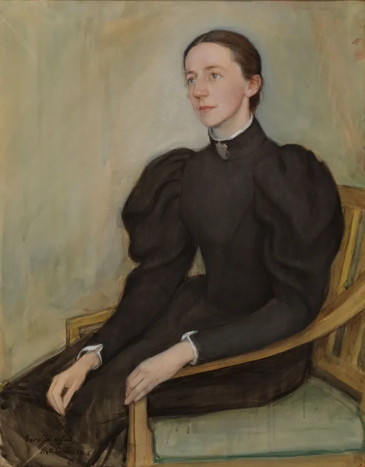 Portrait of Mathilda Wrede, by Eero Järnefelt