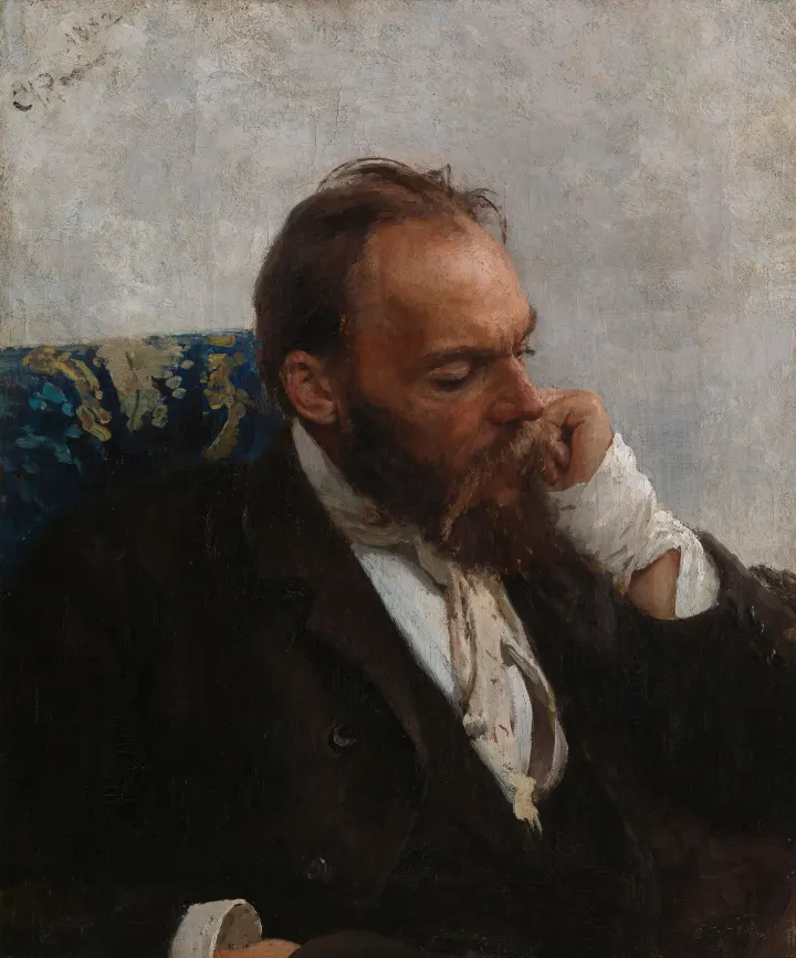 Portrait of the Artist Nikolay (Mykola) Murashko, by Ilja Repin