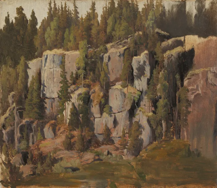Rapakivi Rocks, by Fanny Churberg