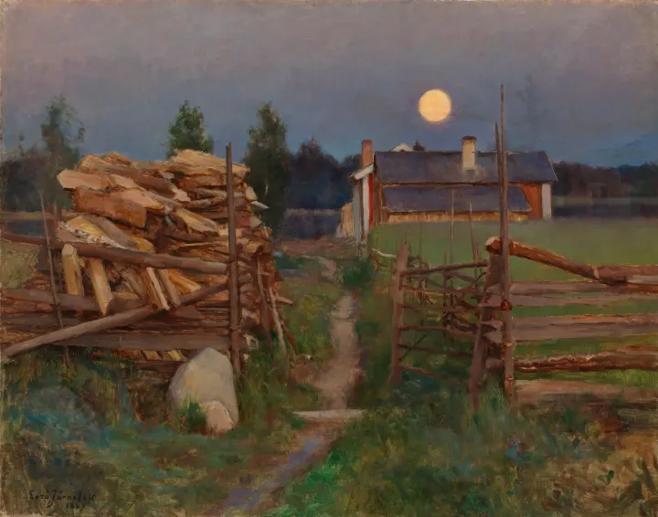 Summer Night Moon, by Eero Järnefelt