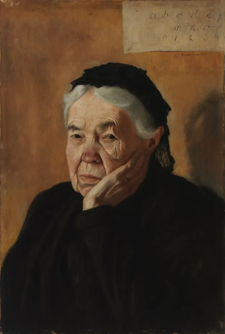 Auntie; The Artist's Aunt, by Hugo Simberg