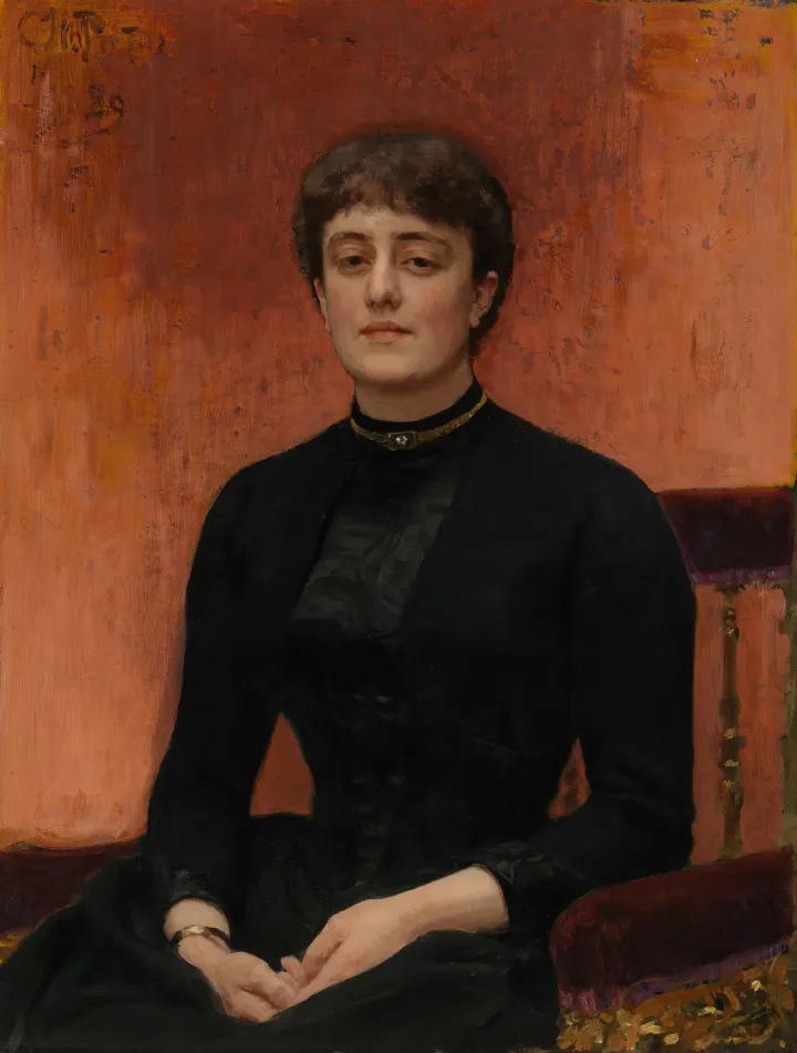 Portrait of the Artist Elizaveta Zvantseva, by Ilja Repin