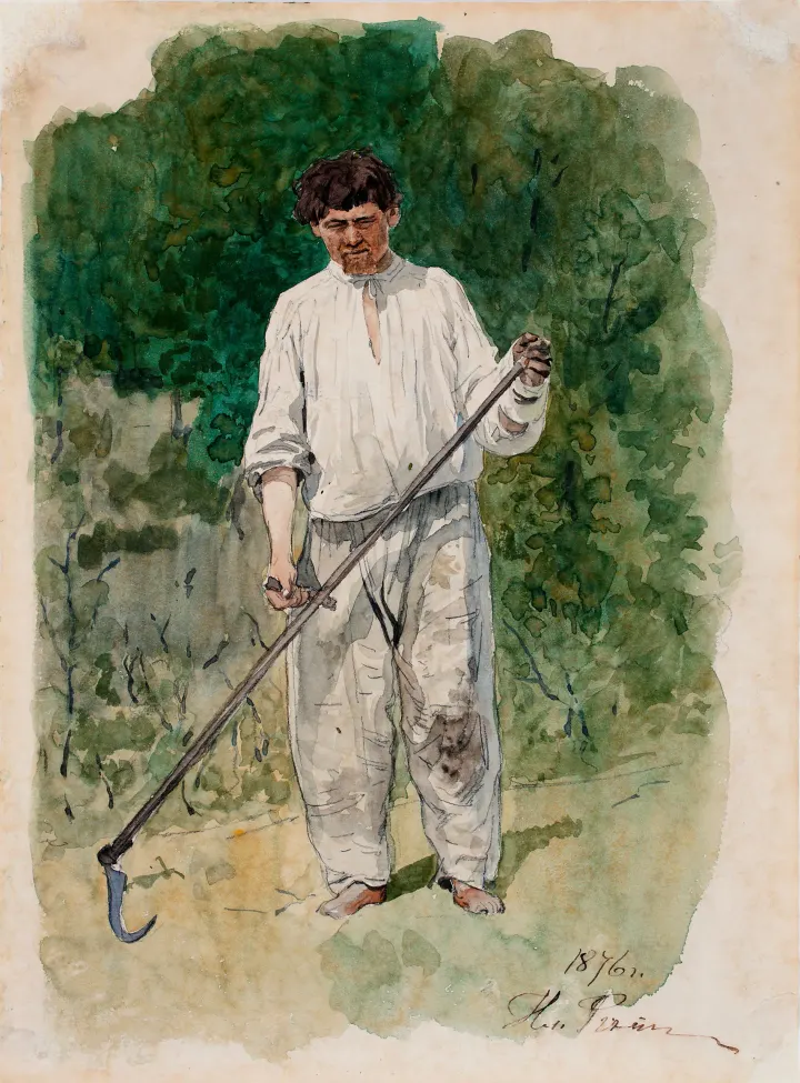 Mower, by Ilja Repin