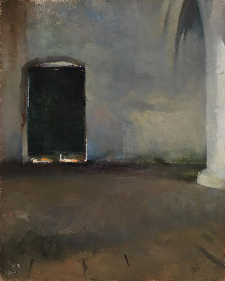 The Door, by Helene Schjerfbeck