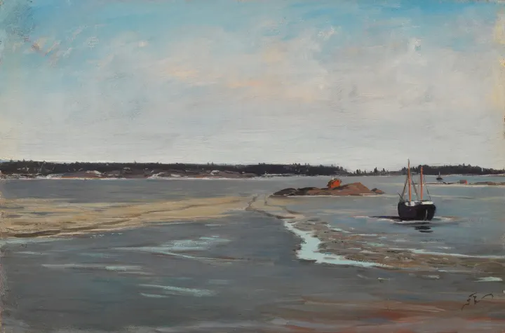 The Ice in March, by Fanny Churberg