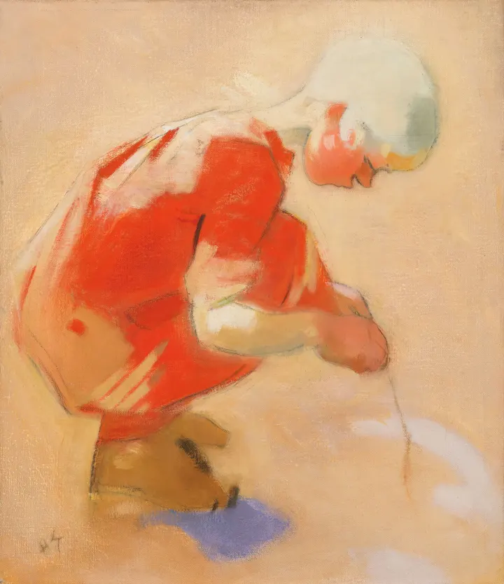 Girl on the Sand, by Helene Schjerfbeck