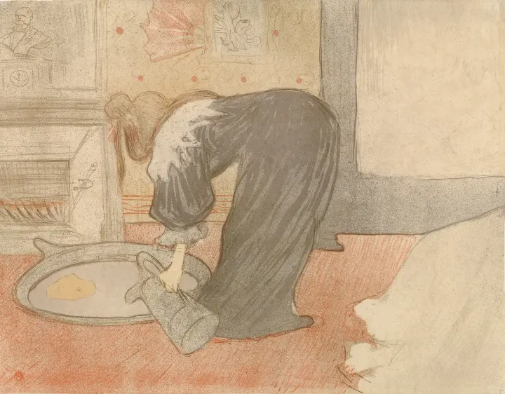 Woman at the Tub, by Henri de Toulouse-Lautrec
