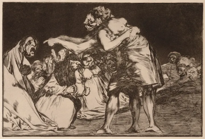 Disorderly Folly (Disparate desordenado), from the series Los Disparates, by Francisco de Goya