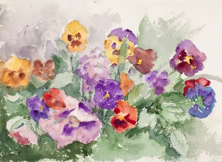 Violets, by Maria Wiik