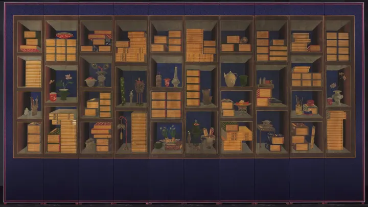 Books and Scholars’ Accoutrements, by Yi Taek-gyun