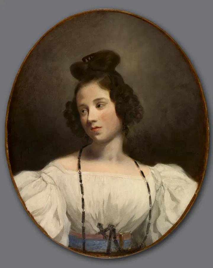 Mlle. Alexandrine-Julie de la Boutraye, by Eugène Delacroix