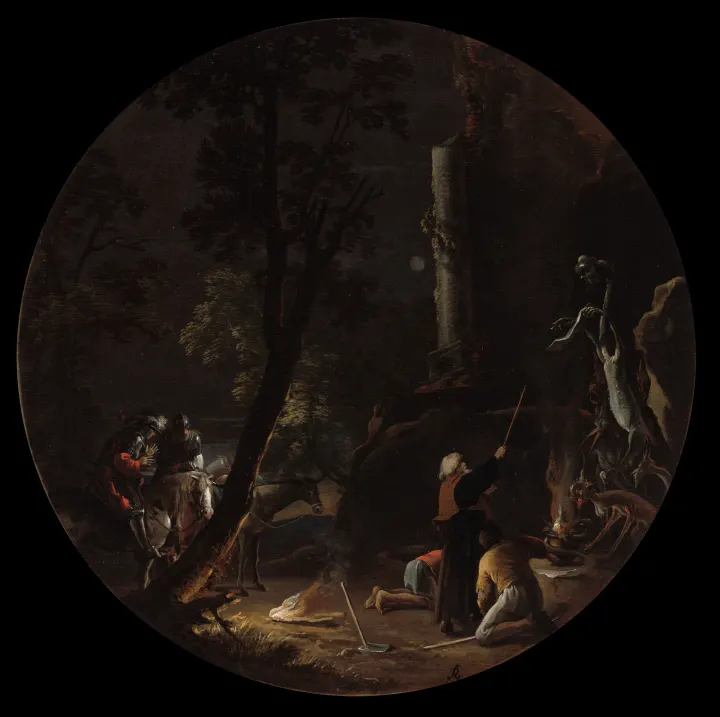 Scenes of Witchcraft: Night, by Salvator Rosa