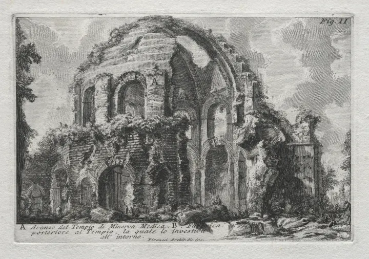 Avanzo del Tempio di Minerva Medica, by Giovanni Battista Piranesi