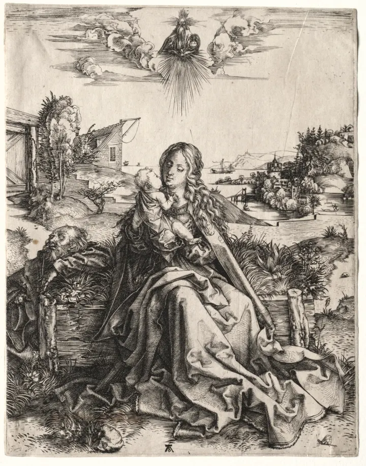 The Holy Family with the Butterfly, by Albrecht Dürer