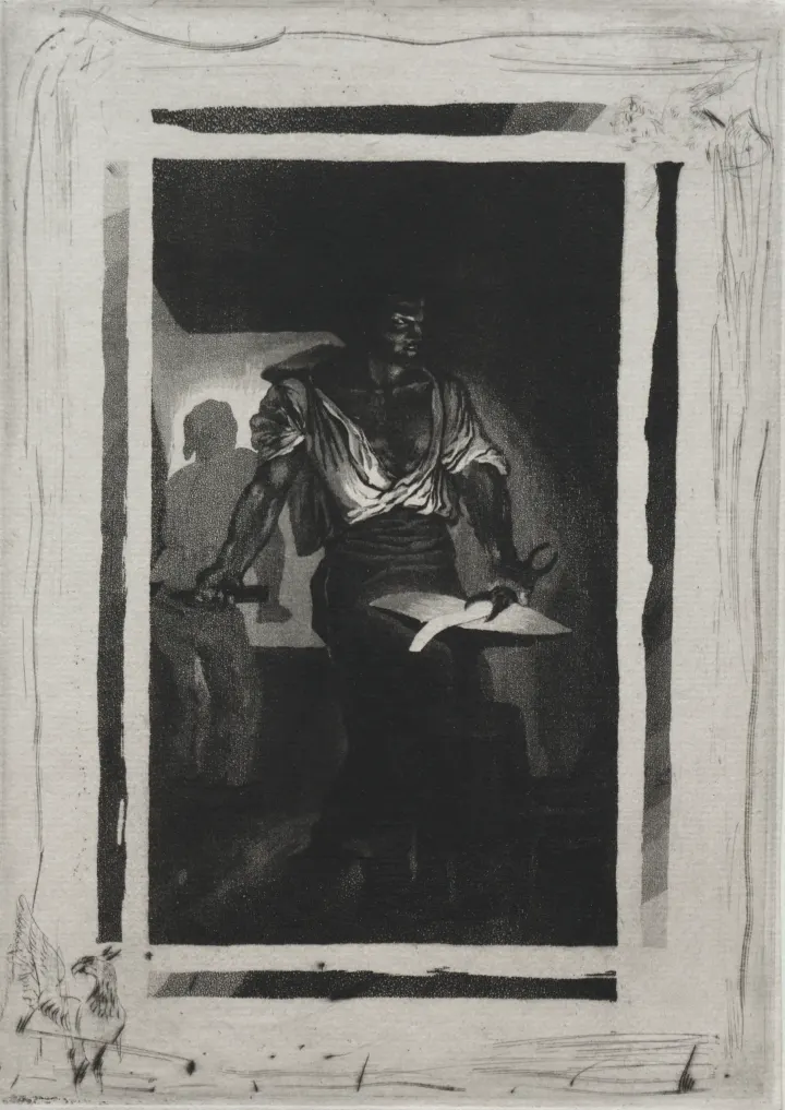 The Blacksmith, by Eugène Delacroix