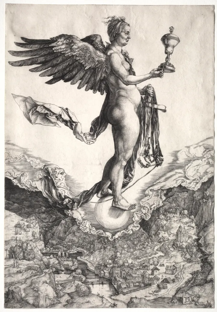 Nemesis, by Albrecht Dürer
