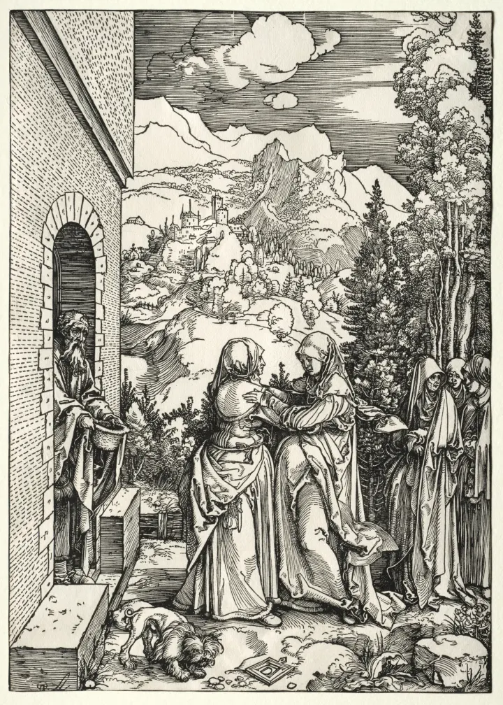 The Visitation, by Albrecht Dürer