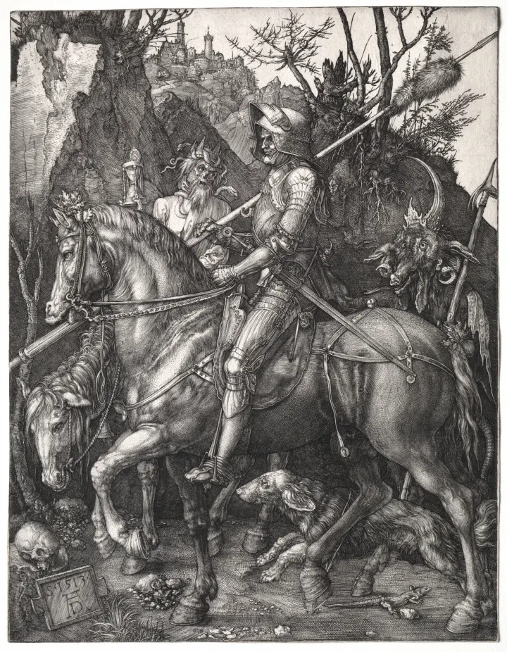 Knight, Death, and the Devil, by Albrecht Dürer