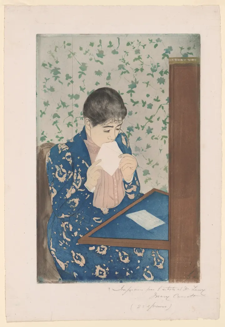 The Letter, by Mary Cassatt