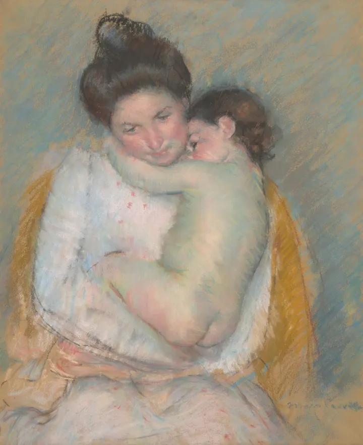 Sleepy Nicolle, by Mary Cassatt