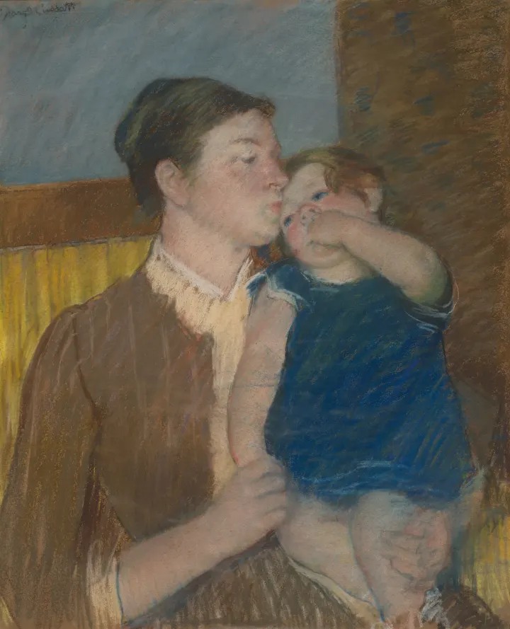 Mother's Goodnight Kiss, by Mary Cassatt