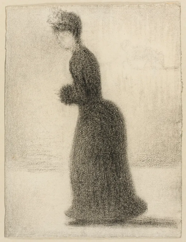 Woman with a Muff, by Georges Seurat