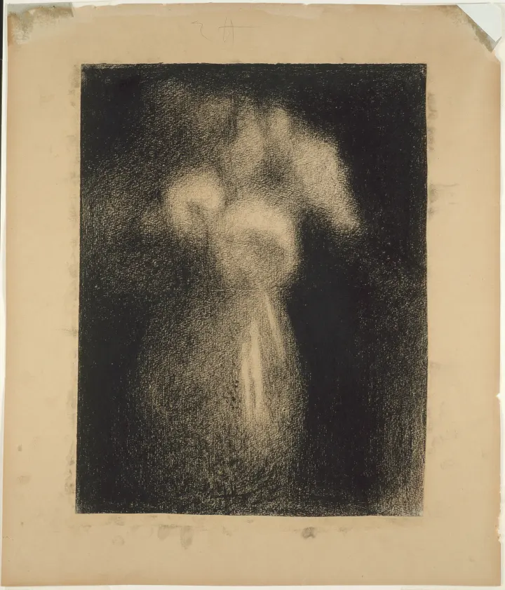 Roses in a Vase, by Georges Seurat