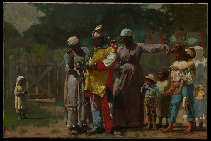 Dressing for the Carnival, by Winslow Homer
