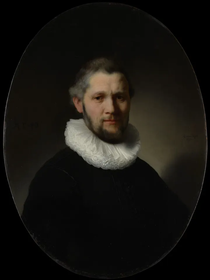 Portrait of a Man, by Rembrandt (Rembrandt van Rijn)