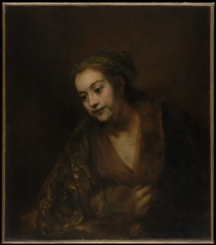 Hendrickje Stoffels (1626–1663), by Rembrandt (Rembrandt van Rijn)