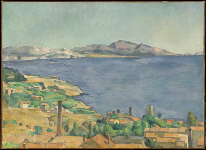 The Gulf of Marseille Seen from L'Estaque, by Paul Cézanne