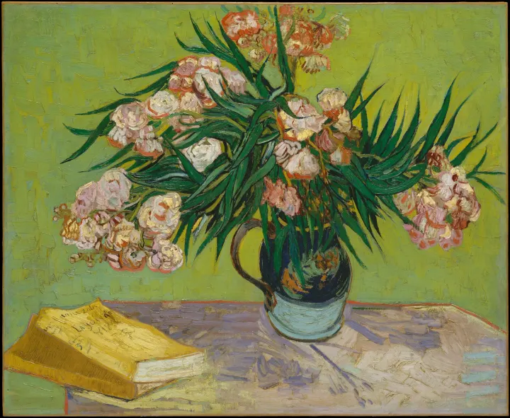 Oleanders, by Vincent van Gogh
