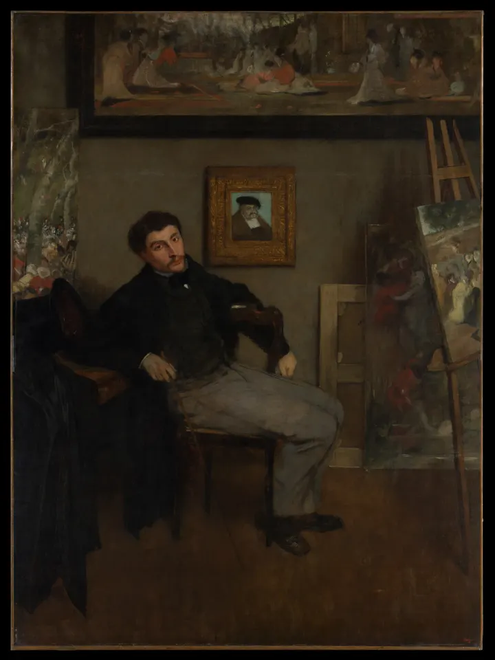 James-Jacques-Joseph Tissot (1836–1902), by Edgar Degas