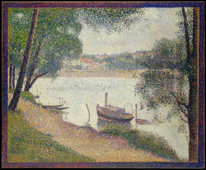 Gray Weather, Grande Jatte, by Georges Seurat