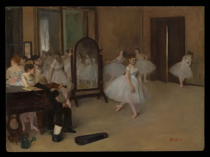 The Dancing Class, by Edgar Degas