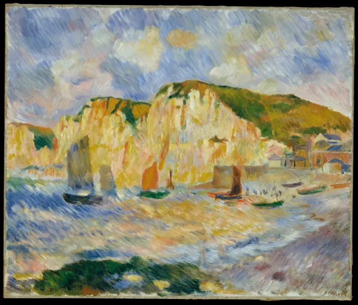 Sea and Cliffs, by Auguste Renoir